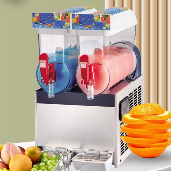 Wooden Case Provided Slush Maker for Hotels Stainless Steel 304 Ice Machine Pump