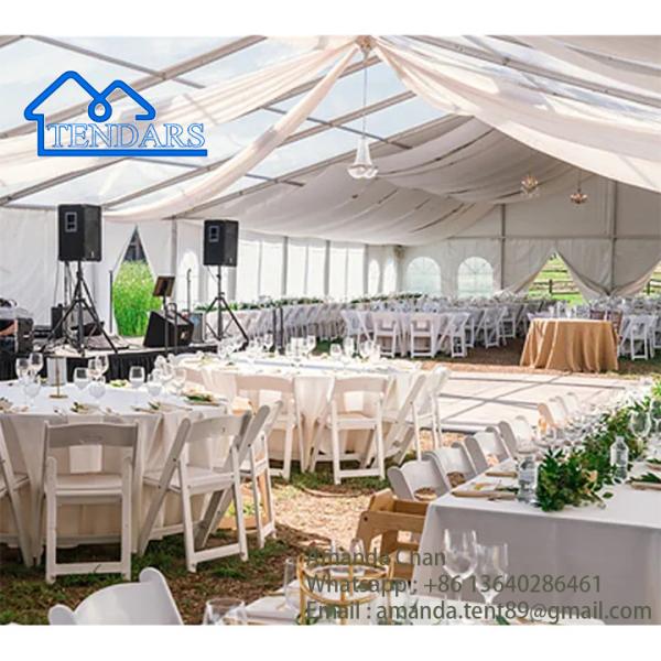 Tendas de casamento ao ar livre de estilo europeu Decoração de grande comprimento para 500 pessoas Tendas de festa West Midlands