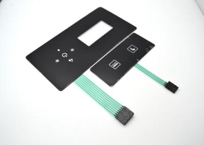 Interruptor de membrana não tátil feito sob encomenda da abóbada do metal do plano com a janela de exposição clara