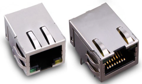 RJ45 Single Port Magnetics Module ARJM11D7-009-AB-EW2 Supporting CAT5 and CAT6 UTP Cabling Standards
