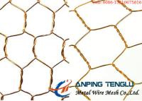 Maille hexagonale de cuivre en laiton de Mesh Mainly Used As Decorative de fil