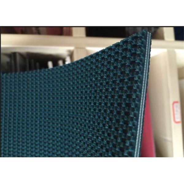 Малошумная конвейерная лента Пвк ткани, зеленый пояс 300Н/Мм Корругатор прочност