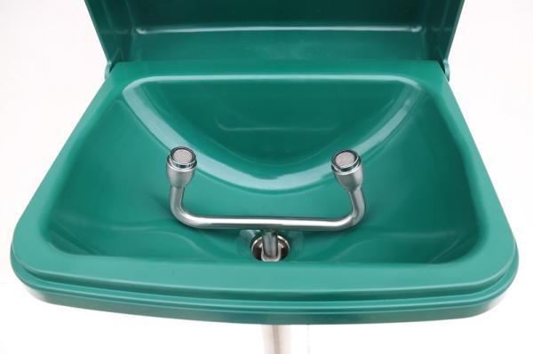 Anti-corrosion Wall-mounted ABS-cover ABS basin eye washer Auto open and close eyewash station