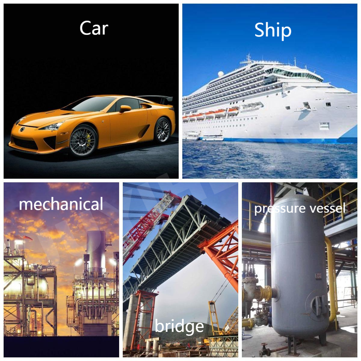 SPH 590 bobina galvanizada recubierta bobina de placa de acero al carbono personalizada de alta resistencia