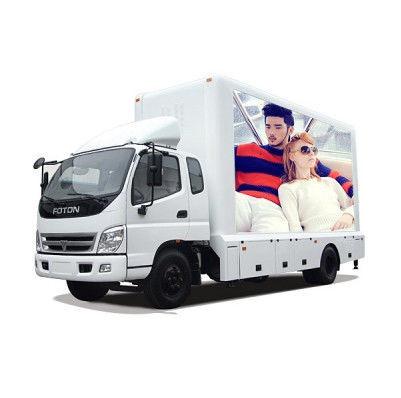 38400Hz Truck Mobile LED Display 1024 Resolution For Advertisement