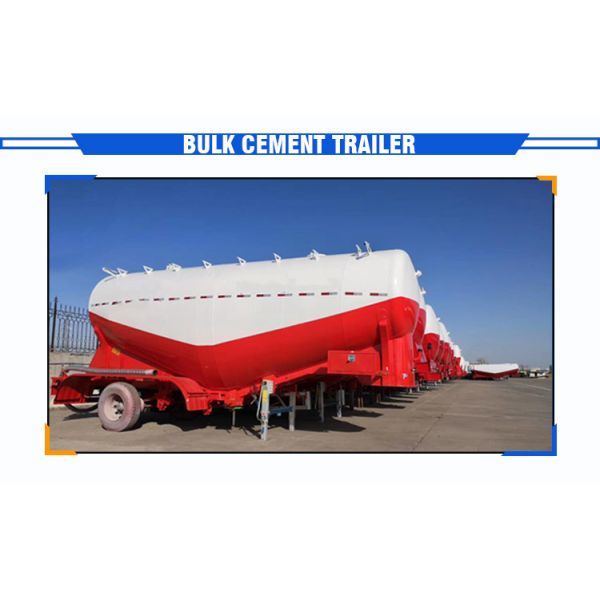 Semi-Trailer for Bulk Powder Pressure Tank Unloading Two Pieces 4 Kgs Fire Extinguiser