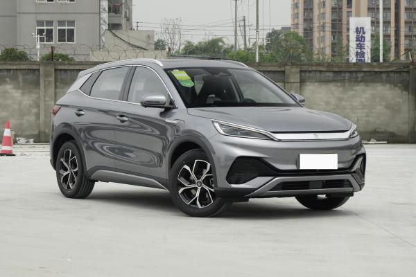 5 alta velocidade SUV BYD Yuan Plus do carro elétrico 510km da movimentação da roda dos assentos 4 da porta 5