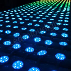 DMX512 Control IP66 DC24V 40mm RGB Pixel Dot String Light 1 Meter 10 LEDs RGBW LED Lighting Ideal for Architectural and Decorative Lighting