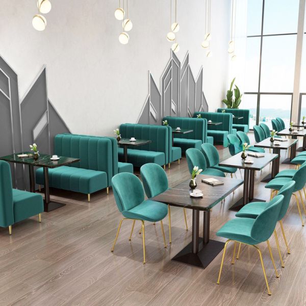 New Arrival Modern Style Dining Table Coffee Table Couch Set for Home Farmhouse School Fast Restaurant Hotel or Restaurant