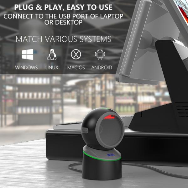 A Alipay 2D Barode Scanner Pdf417  Qr Code Reader for Supermarket Driver License 2D Bar Code Reader Barcode Scanner