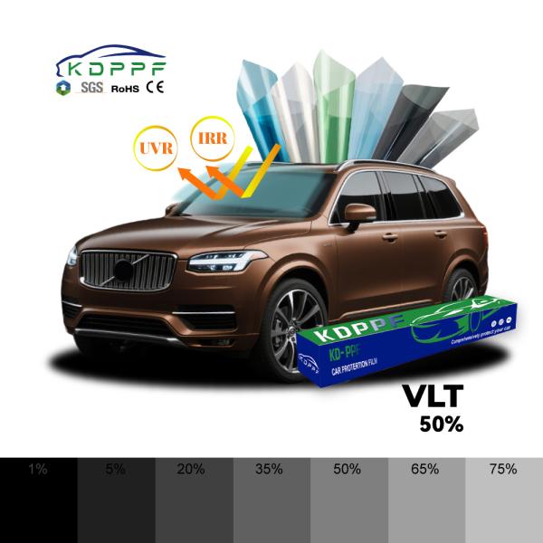 Heat Resistant 1.52*30m Anti-Glare Anti-Scratch TPU Car Window Tinting