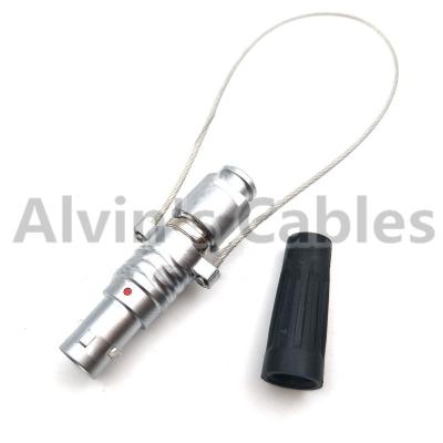 Pin médico da tomada de poder 4 do dispositivo do Pin de conector FNG.0B.304 da tomada de Lemo