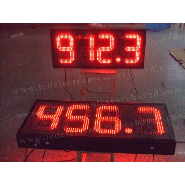 Бензоколонка высокой яркости привела знаки цены с рамкой 888,8 черного листового железа