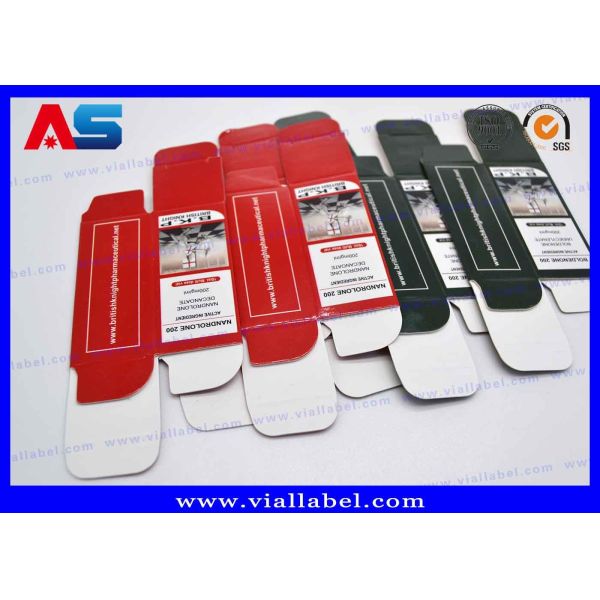 Impressão cosmética do holograma da prata da caixa do tubo de ensaio 20ml