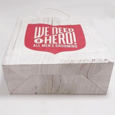Costume dobrável sacos de papel impressos