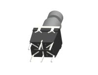 Excavadora PPC Joystick Pedal de pé Guitarra Pedal de pé Interruptor com alimentação de 9V DC