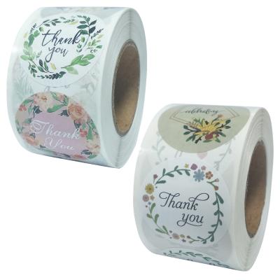 3.8cm Custom Thank You Sticker Labels For Sealing Stuff Decoration
