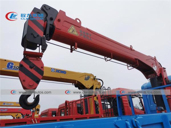 Crescimento Crane Truck With de 6MT Dongfeng 1 Ton Hydraulic Platform