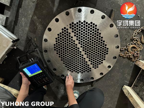 High-Temp ASME SA240 304 Tubesheet 100% PT Inspection, Petrochemical & Pharmaceutical Use