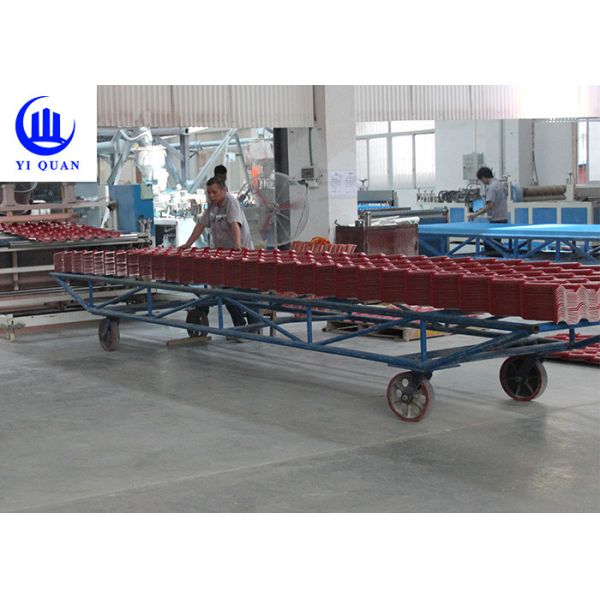 Building Construction ASA PVC Synthetic Resin Tile , Corrugated Plastic Roofing Sheets