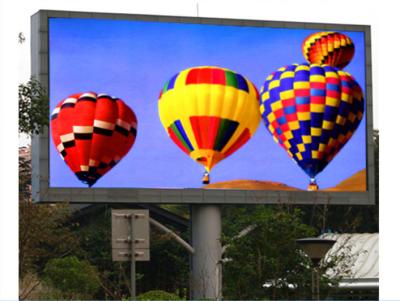 Durable Outdoor LED Advertising Display Large View Angle 10mm LED Display
