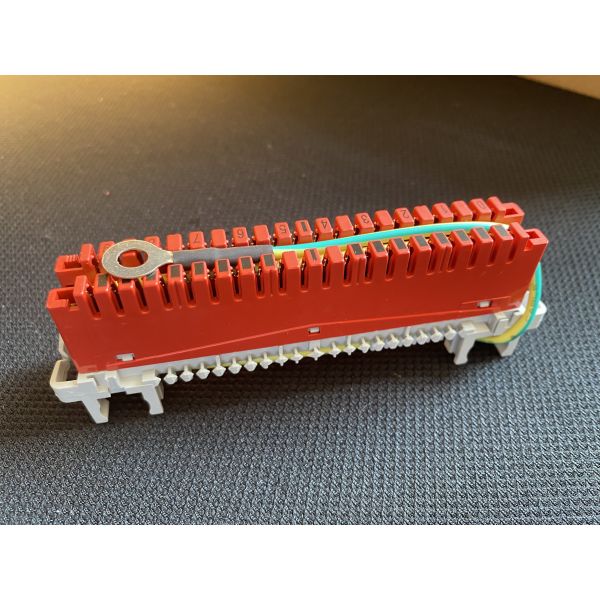 OEM ODM Krone Compatible Grounding Module 10 Pair Disconnection Module  IDC Telecom MDF Distribution