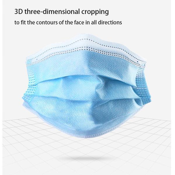 Anti Virus Medical Disposable Surgical Masks Nonwoven Respirator Protective Corona