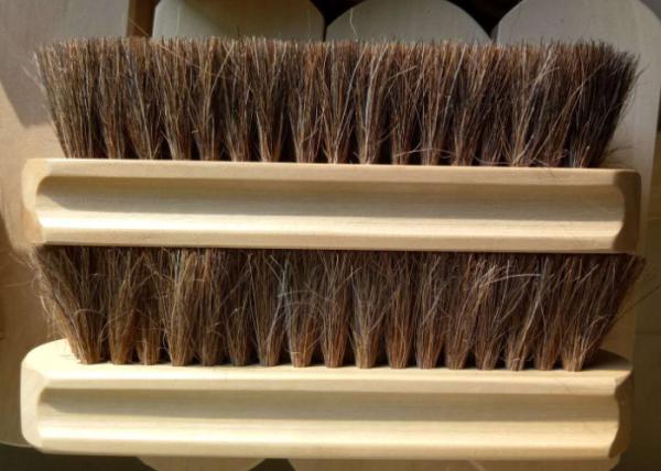 Les cheveux de cheval balayent/vrais brosses de chaussure de crin avec la longue poignée en bois pour le nettoyage