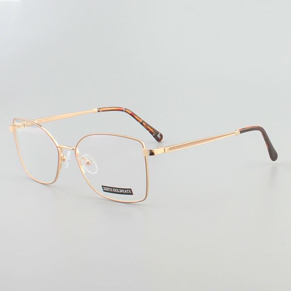 Latest Reading Eyeglasses Fashion Women Metal Optical Frame