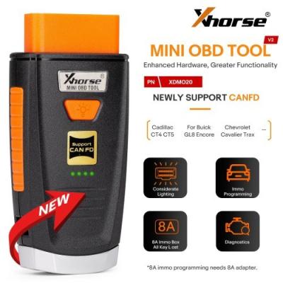 Outil OBD mini Xhorse avec Toyota 8A H Chip Non clé intelligente Toutes les touches perdues Adaptateur