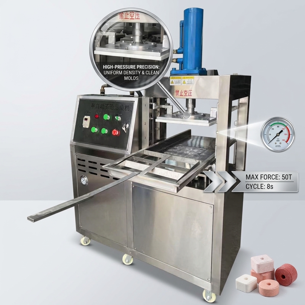Hydraulic Press Machine Animal Mineral Salt Lick Block Making Equipment