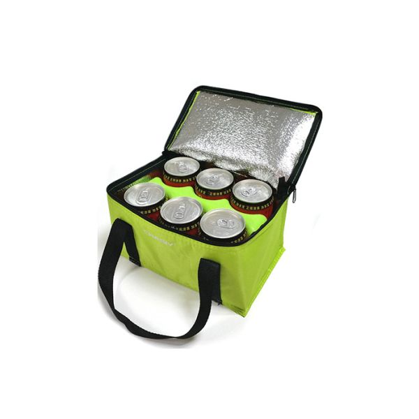 Full Color Printing 6 Can Cooler Bag , Beer Large Insulated Cooler Bags