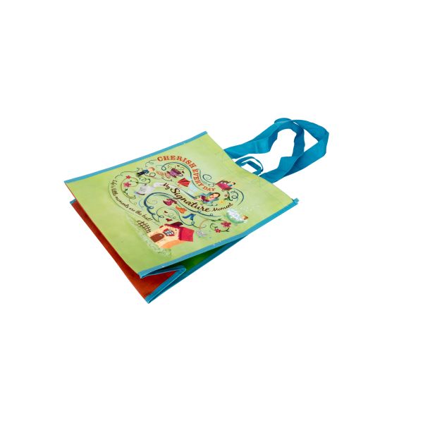 Cold Seal Non Woven Shopping Bags For Supermarket / Retail Shops / Grocery Store