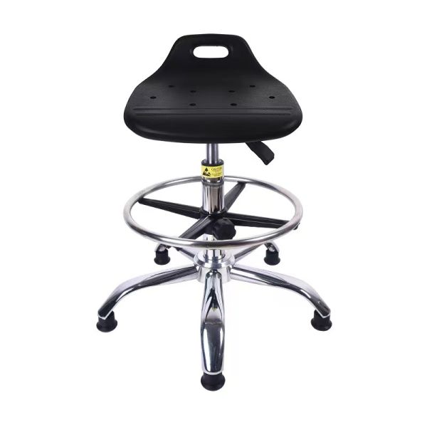 Comfortable Breathable ESD Stool Chair Antistatic School Lab Chair