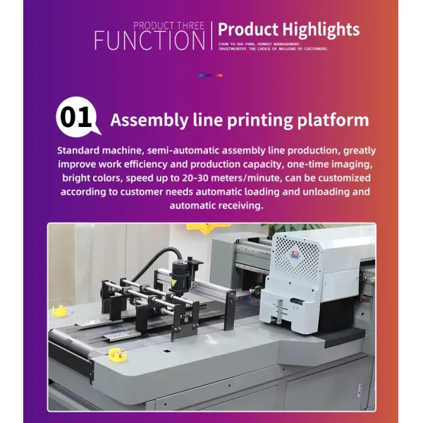 Single Pass Printer for Plastic Bag Printer Little Logo Printing Machine