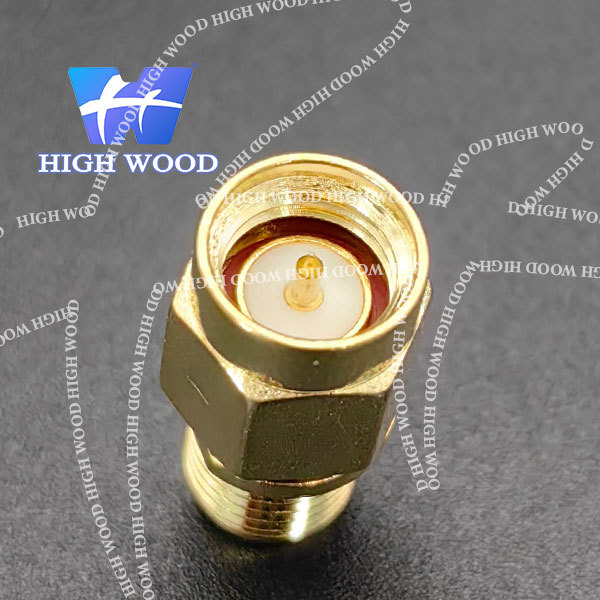 SMA Series RF Coaxial Connector,SMA Straight Plug to Flange Jack JJ
