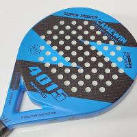 Paddles de pickleball de fibra de carbono 100% / 50% con accesorios deportivos personalizados de espuma Eva