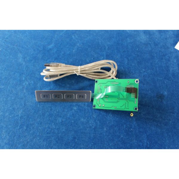 Нержавеющая сталь кнопочной панели металла ключей IP65 4 промышленная без электронного регулятора