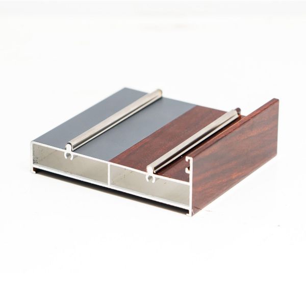 0.8-2.0mm Thickness Thermal Break Aluminum Windows Profiles Powder Coated Surface