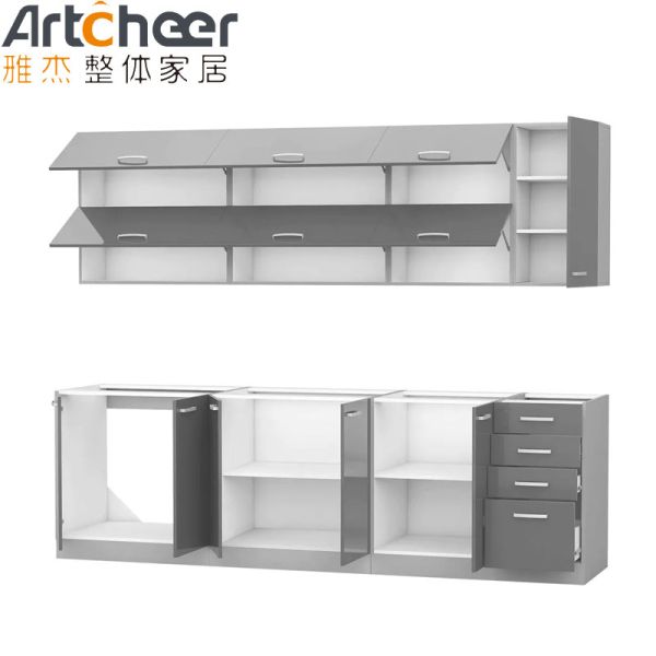 Современные кухонные шкафы в французском стиле с индивидуальным цветом