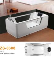 Baignoire Balnéo Autoportante en Acrylique Premium avec Jets Multi-Directionnels pour un Soulagement Ciblé