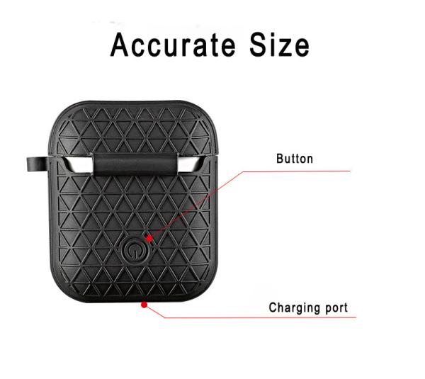Soft TPU Skin Airpod Case Cover Portable Protective Shockproof Premium Accessories for 2019 Apple AirPod Charging case 2