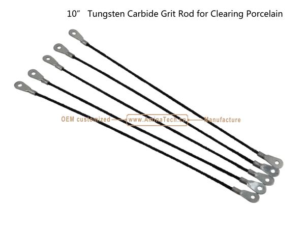 10Tungsten Carbide Grit Rod for Clearing Porcelain,Cutting Tiles