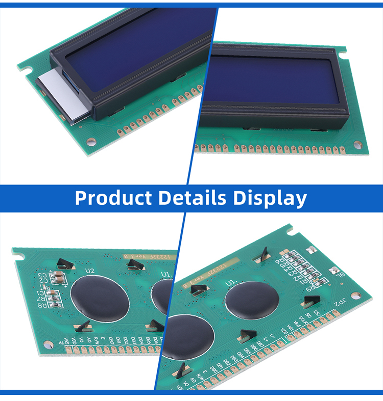 Blue Film LCD12232F LCB Monochrome InduStrial Screen ST7920 Graphic Dot Matrix 122*32 Monochrome Screen