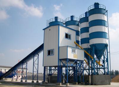 Stabilized Soil Concrete Mixing Station 2000l Mixer Nominal Capacity HZS120 Model