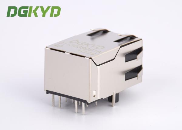 Single port tab up 8 Pin RJ45 Modular Jack Shielded with Y/G LED manufacturer