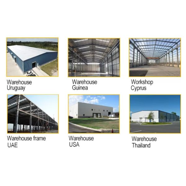 Quick Build Steel Warehouse Building Hot Dip Galvanized And Painted Design For Storage