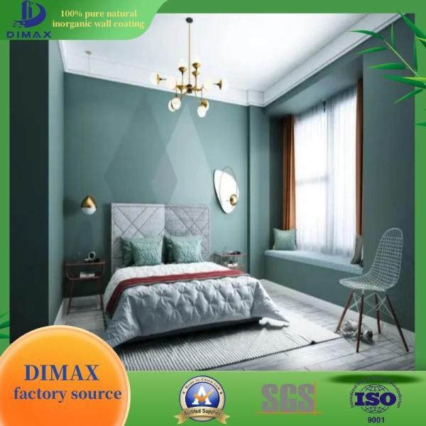 Zero Formaldehyde Inorganic Interior Wall Painting Soft Color Not Peel After Soaking