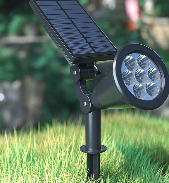 Waterproof 3.2V Solar Powered Led Lights Human Body Induction Street
