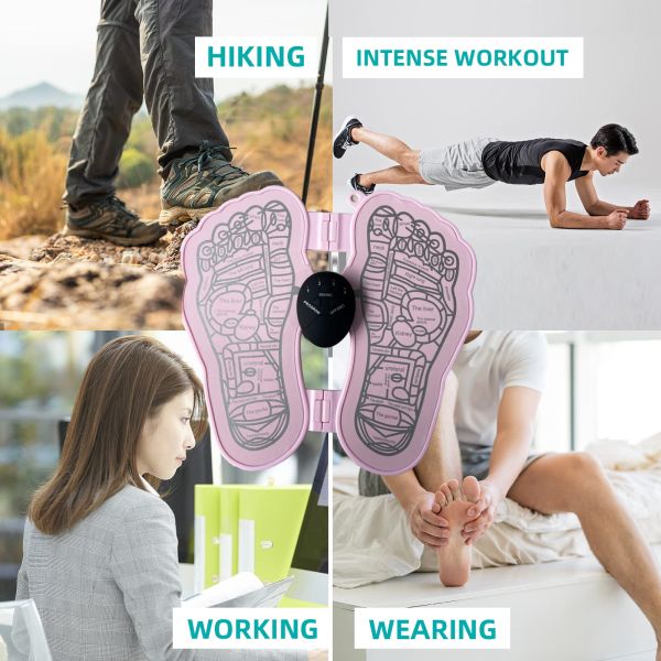 USB перезаряжаемый массаж ног складной телят инструмент противоутомления боли ног облегчение устройство расслабления подарки Стимулятор ног Мат